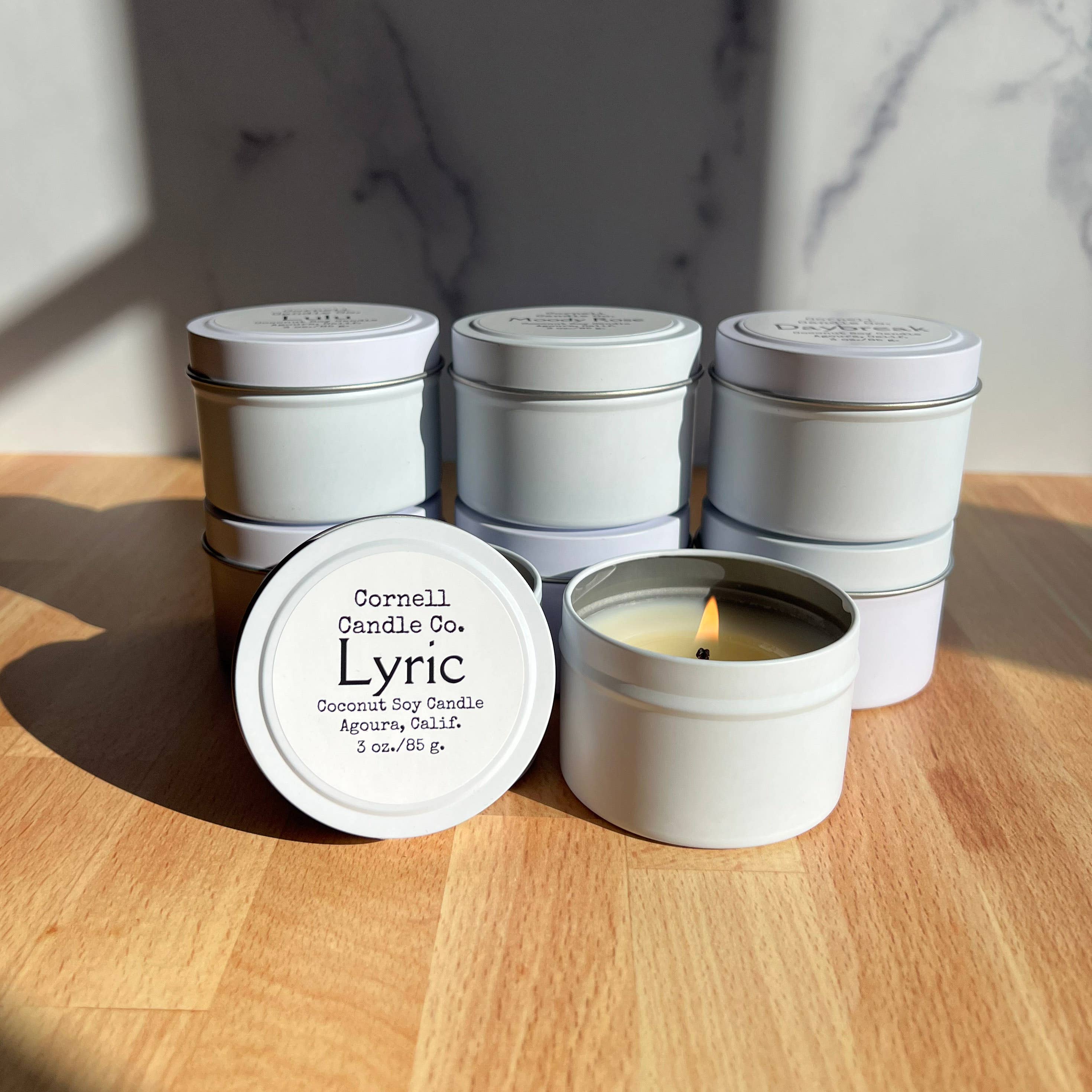 Cornell Candle Co. - Wholesale Jar/Filled Candle - Discovery Sample Set Coconut Soy Candles - Studio Collection1