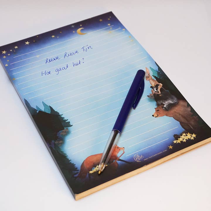 Notebook A5 hang stars for wholesale by Lotte Drouen