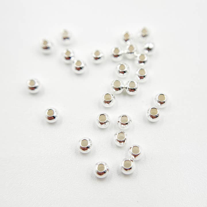 0925SB20H09. Perles sans soudure en argent sterling 2MM pour la vente par Tresor Jewelry Inc.