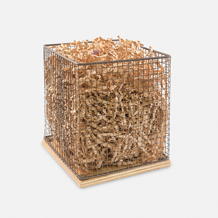 Bath Accessories Company - Wholesale Basket - Farmhouse Chicken Wire & Wood Basket1