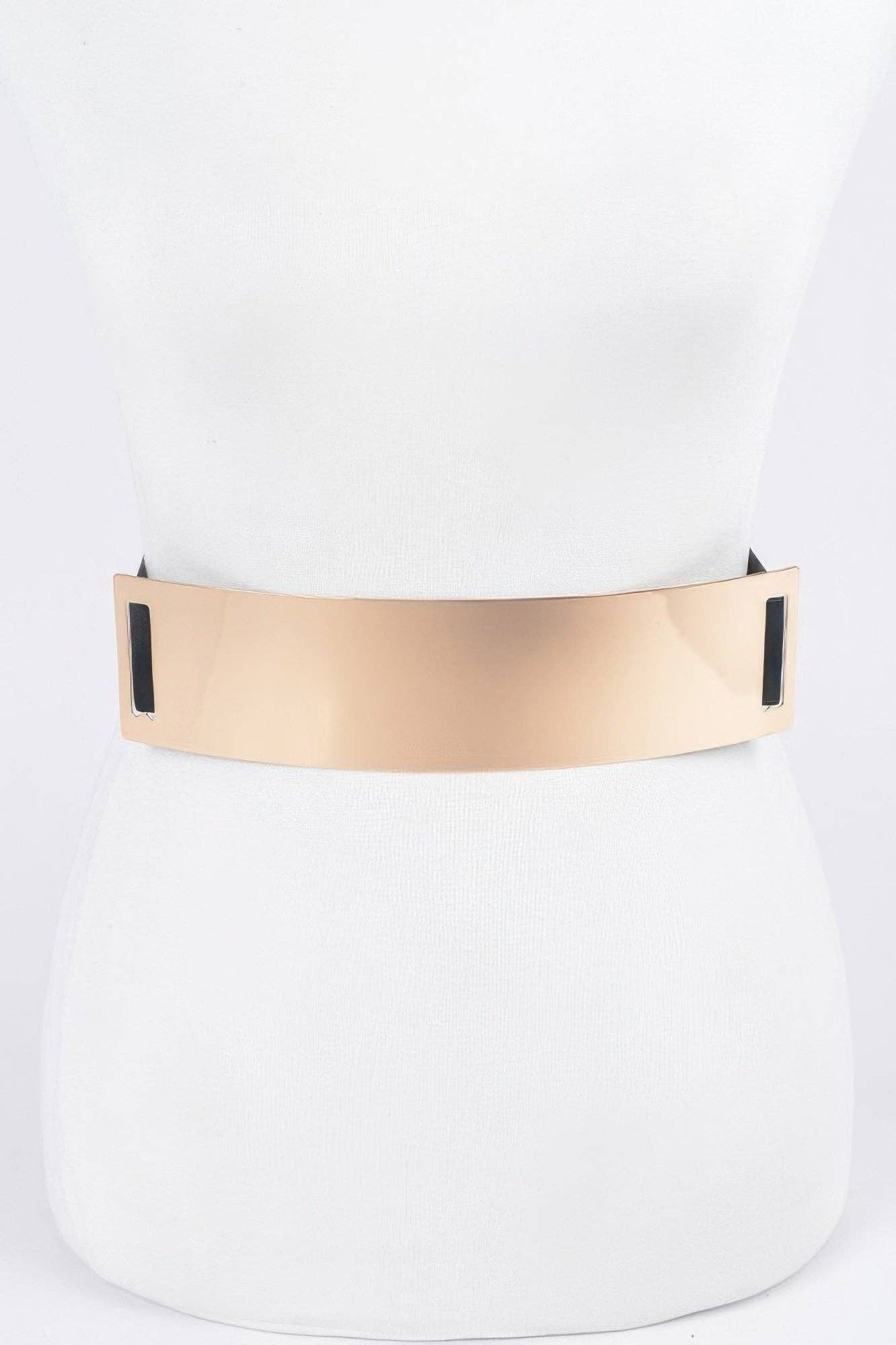CC Wholesale Clothing - Wholesale Belt - Women's - Metal Plate Elastic Belt