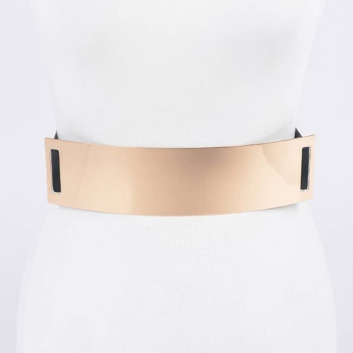 CC Wholesale Clothing - Wholesale Belt - Women's - Metal Plate Elastic Belt0