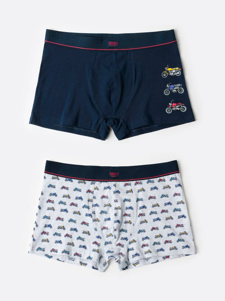DIVER Herreunderbukser/Boxershorts Race, (Pakke med 2 stk... for engroshandel hos ADMAS