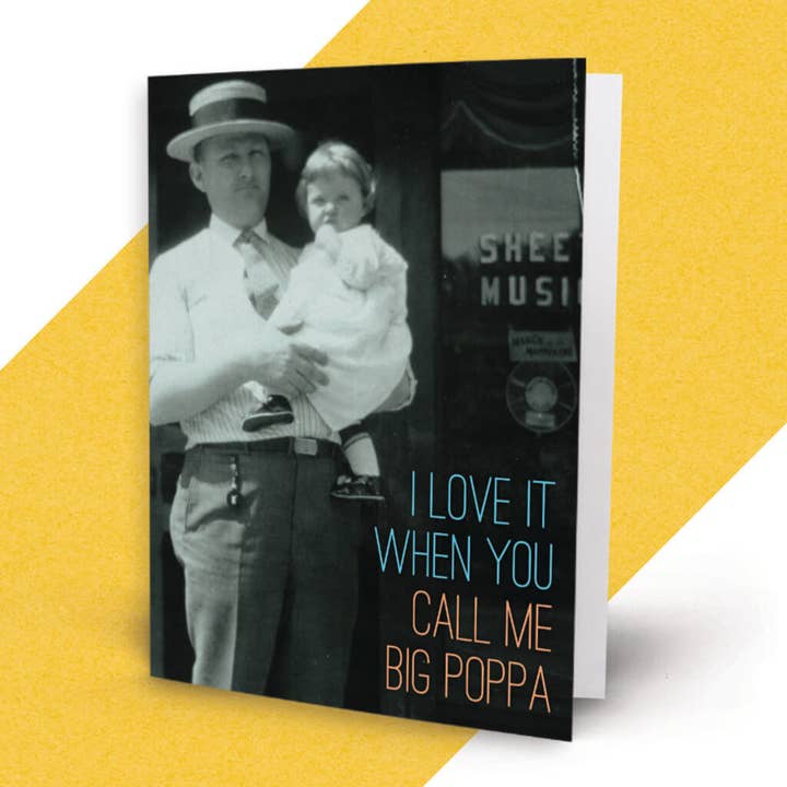 Big Poppa Card for wholesale by Middle Child Made