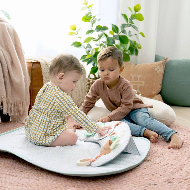 Ingenuity - Wholesale Play Mat - Kids & Baby - Ingenuity Cozy Prop 4-in-1 Sit Up & Prop Activity Mat- Nate5