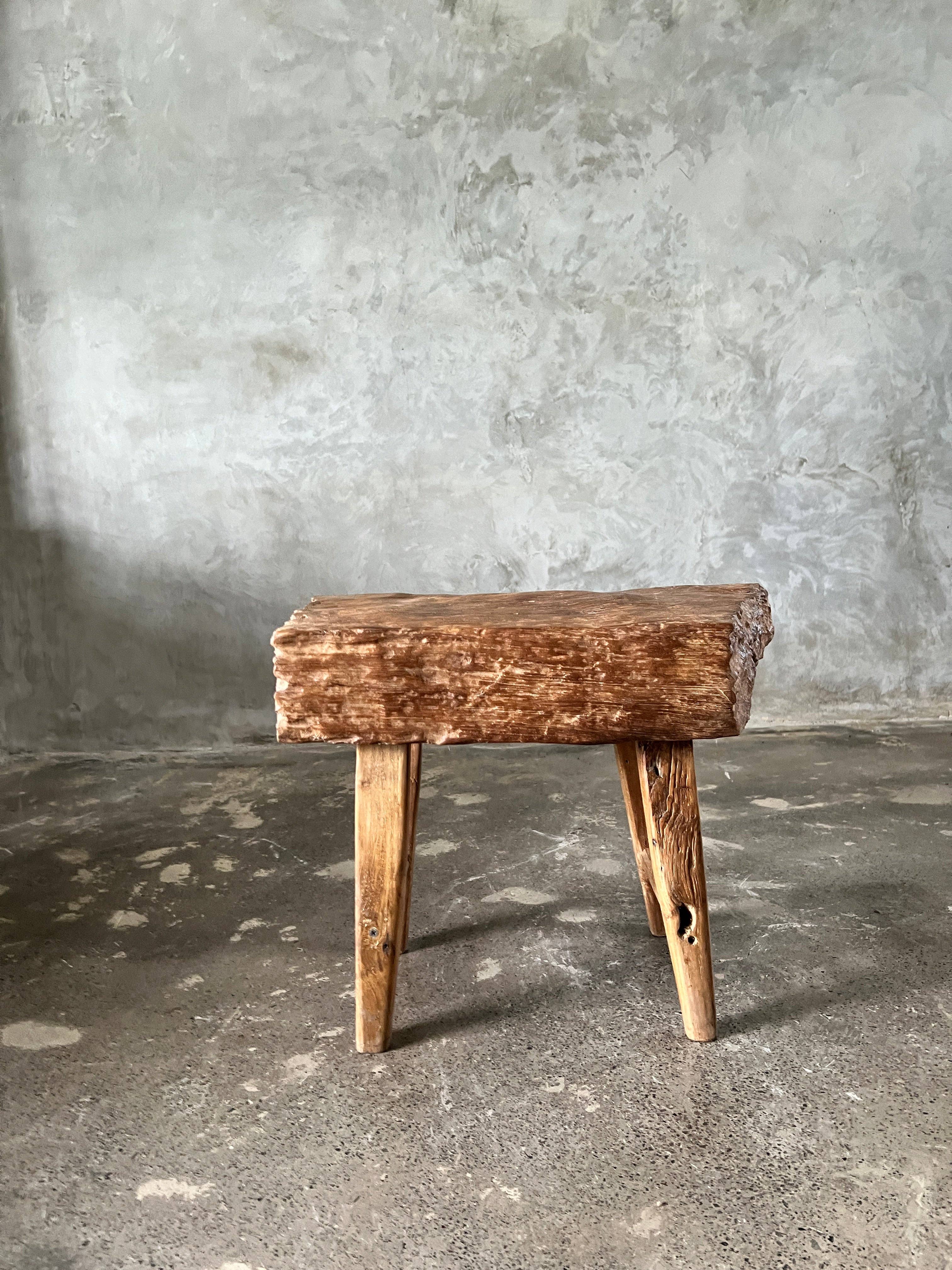 Office Objets - Wholesale Bench - Small organic bench in blonde Asian teak with four legs - Sepuluh1