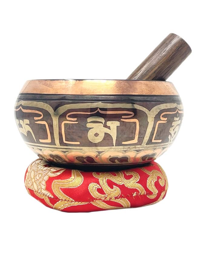 The Collection Royal / Royal Handicrafts - Wholesale Meditation Supplies - Tibetan Singing Bowl Set Sound Bowl Meditation Bowl With Box9