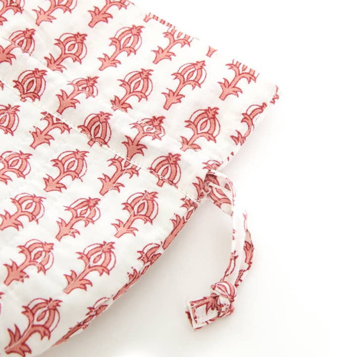 Maison Marigold - Wholesale Drawstring Bag - Women's - St. Barts Pink Travel Bags, Set of 36