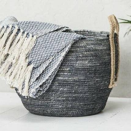 Lilac storage basket for wholesale by Veganbunny ltd