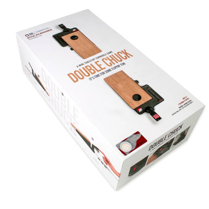 American Cornhole Association - Wholesale Cornhole - Classic Stripes River Double Chuck Mini Cornhole Tabletop Game6