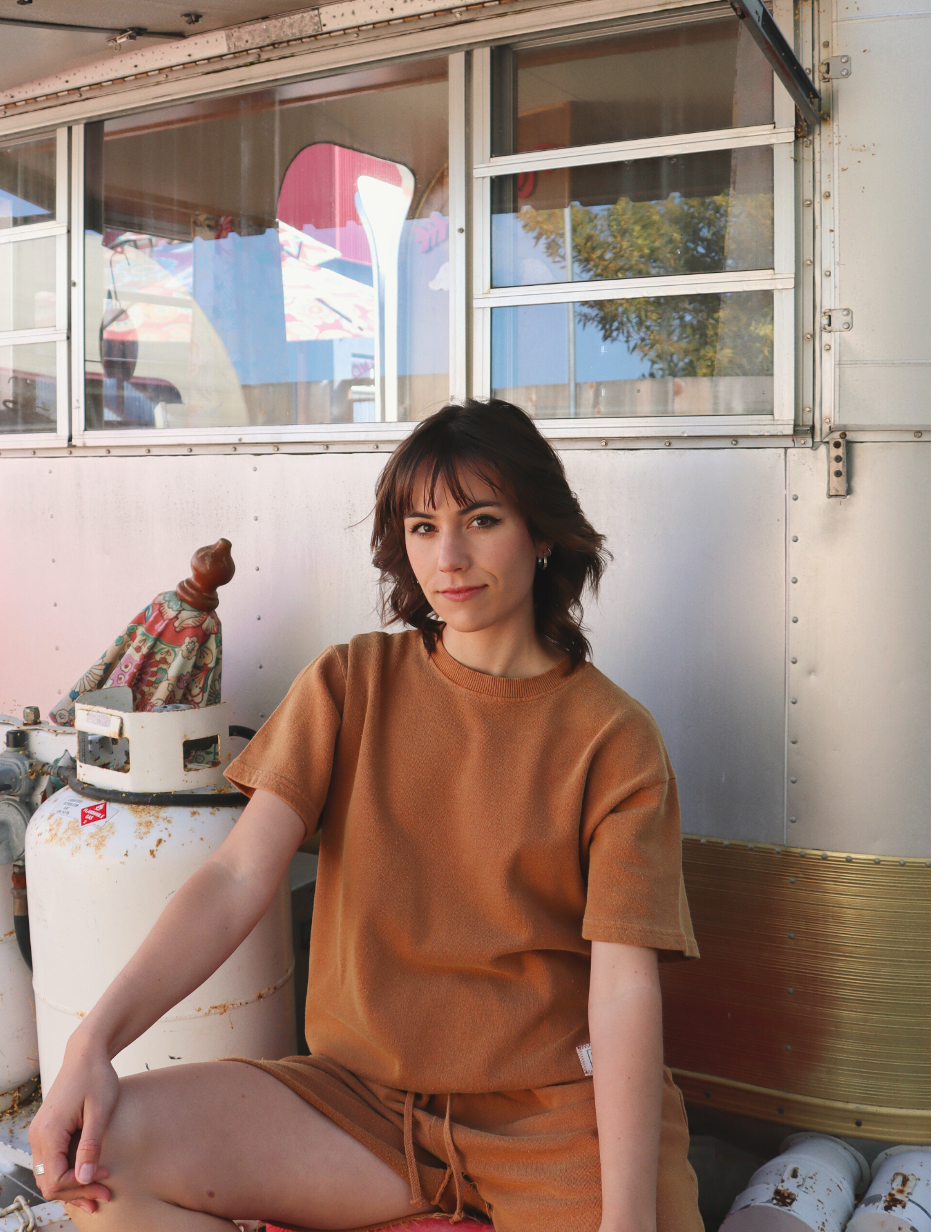 People Of Leisure - Wholesale Sweatshirt - Women's - Melody  Crewneck Saddle4