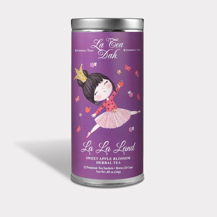 La La Land Tea Gift for Kids - 12 sachets - Boîte haute pour la vente par The Tea Can Company