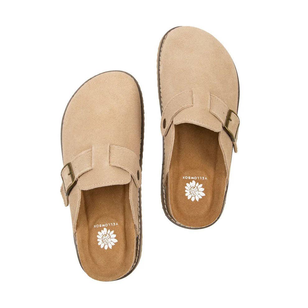 Mars Sky Shoes Wholesale - Wholesale Mules - Women's - Yellow Box MAIBLE Women Cork Sole Buckle Strap Mules-12 Pairs Pack-41.65/Pair6