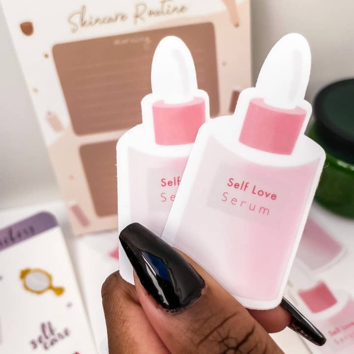 BlackCandyCo - Wholesale Sticker - Self-Love Serum Sticker1