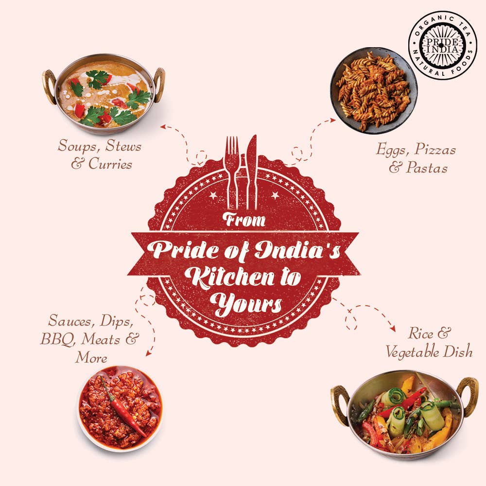 PRIDE INDIA BRANDS – Großhandel Gewürze – Red Chili gemahlen — Traditionelles indisches Gewürz7