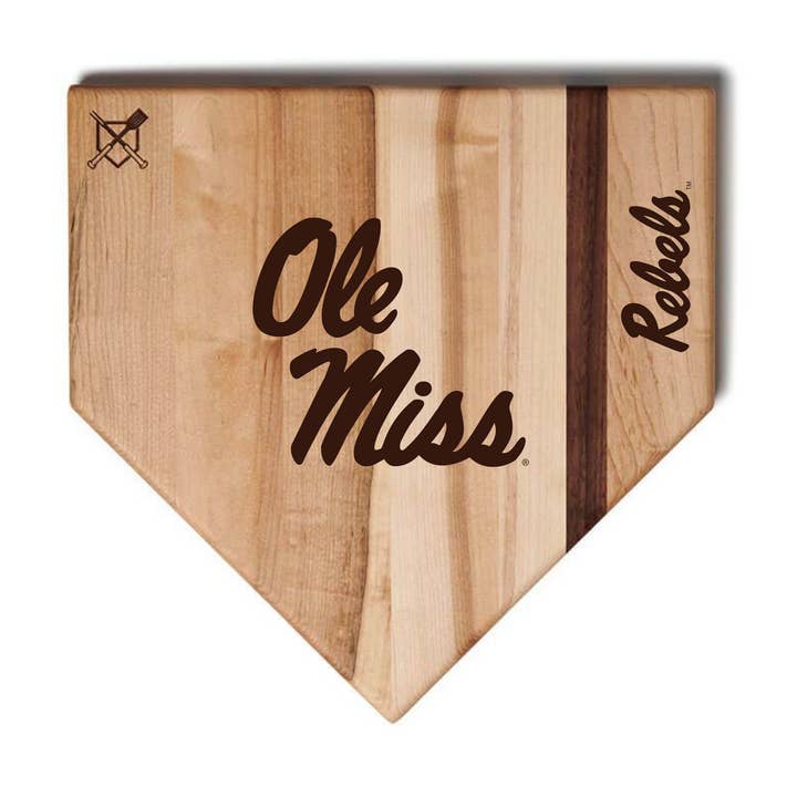 Ole Miss Cutting Boards | Choose Your Size & Style for wholesale by Baseball BBQ