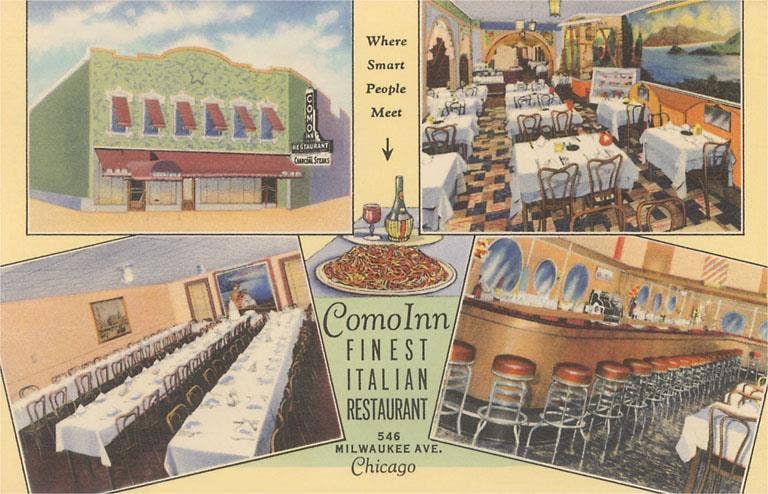 Found Image Press - Wholesale Magnet - Magnet TF-196 Como inn Restaurant0