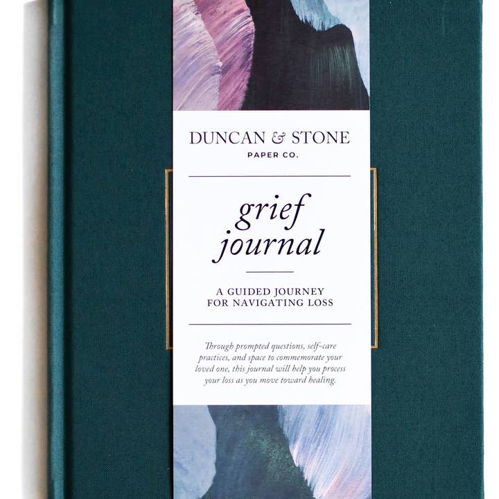 Duncan & Stone Paper Co. - Wholesale Journal/Diary - Grief Journal - Teal | Sympathy Gift | Loss of Child Journal