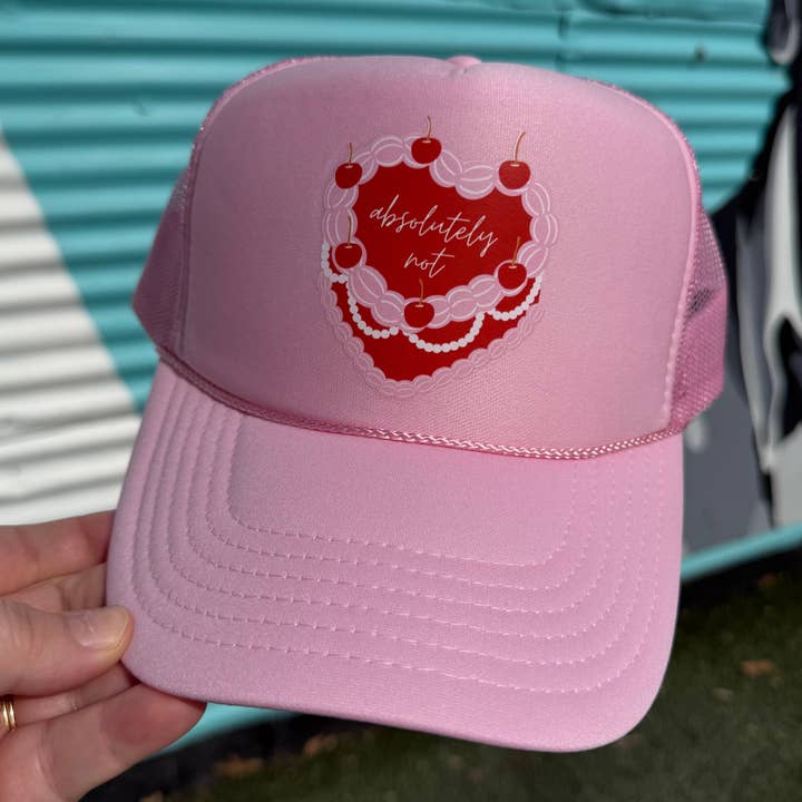 Absolutely Not Trucker Cap (Multiple Color Options) for wholesale by Turquoise & Tequila