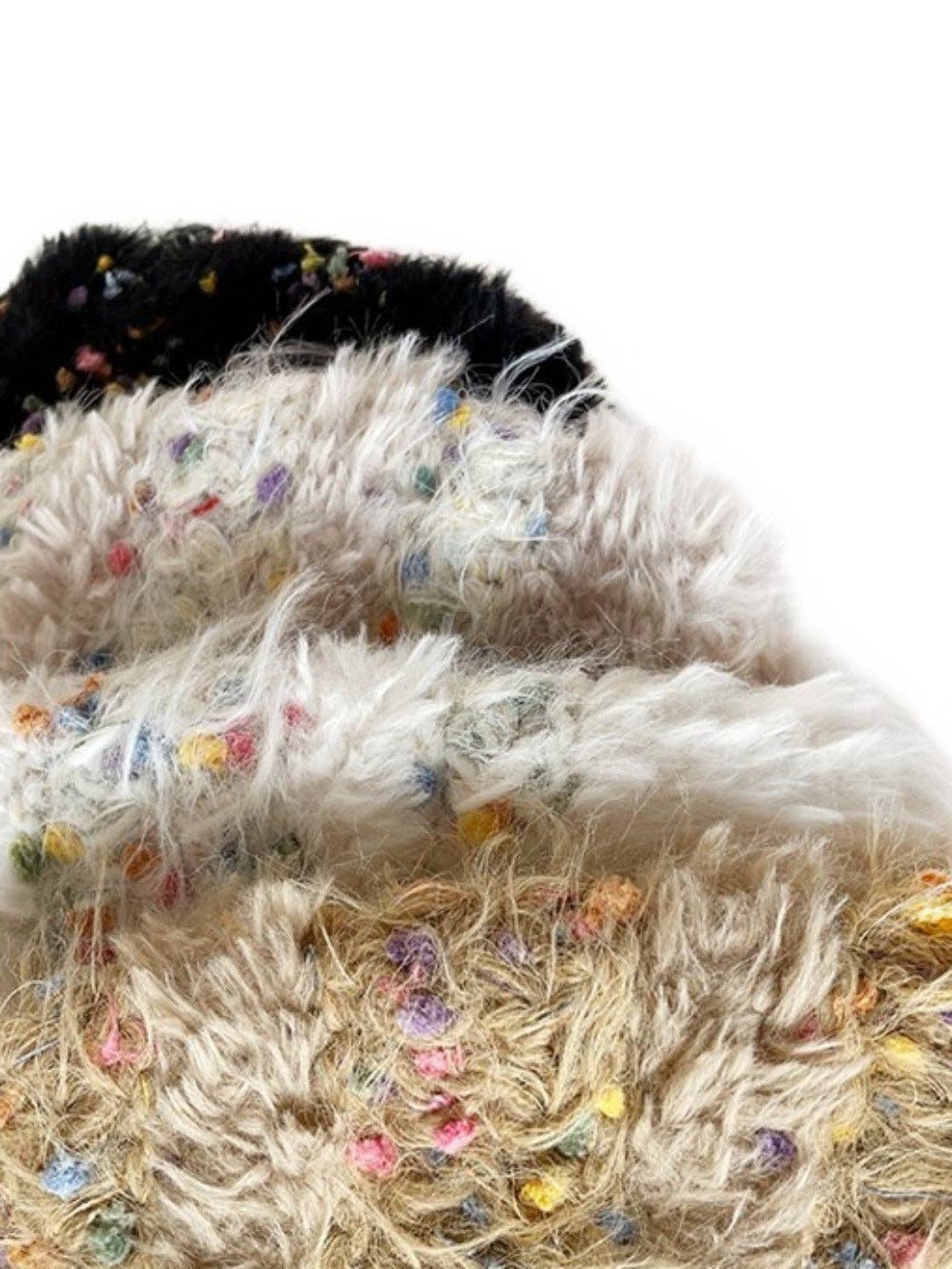 Funkyrel® Atzbranding Limited - Wholesale Bucket Hat - Women's - Haila - Knitted Bucket Hat with Polka Dot4