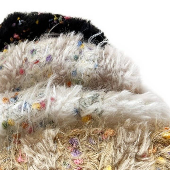 Funkyrel® Atzbranding Limited - Wholesale Bucket Hat - Women's - Haila - Knitted Bucket Hat with Polka Dot4