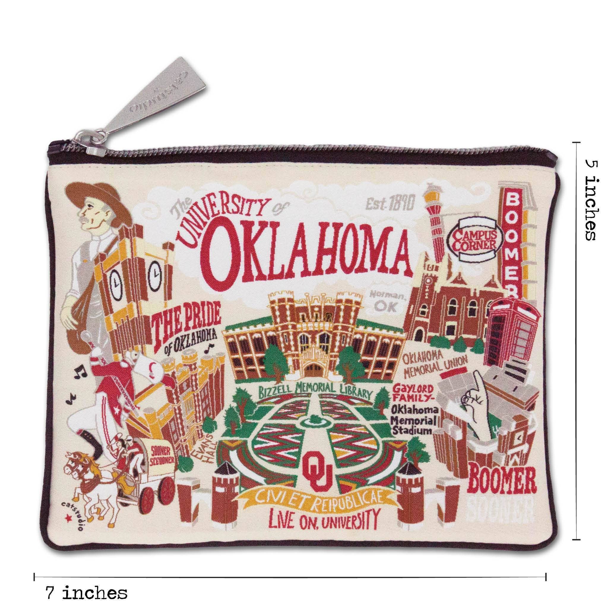 catstudio - Wholesale Pouch - Unisex - Oklahoma, University of Collegiate Zip Pouch2