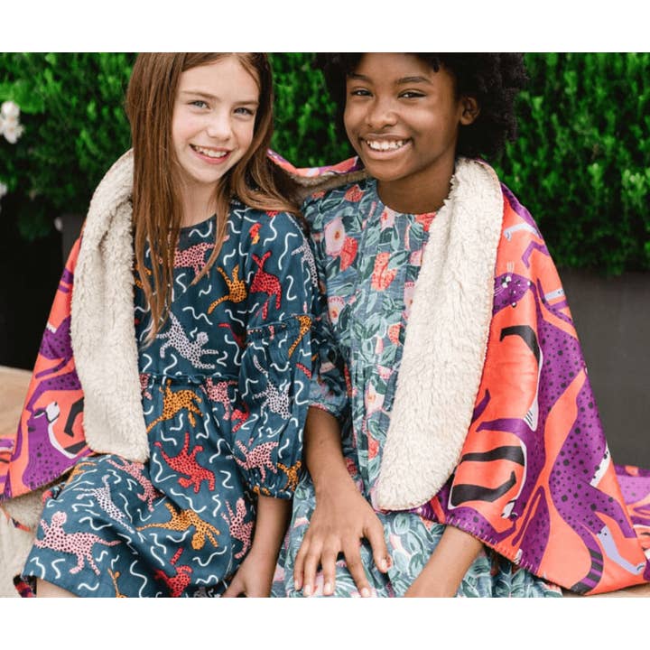 Briton Court - Wholesale Throw Blanket - Gameday Blanket- Orange Crush