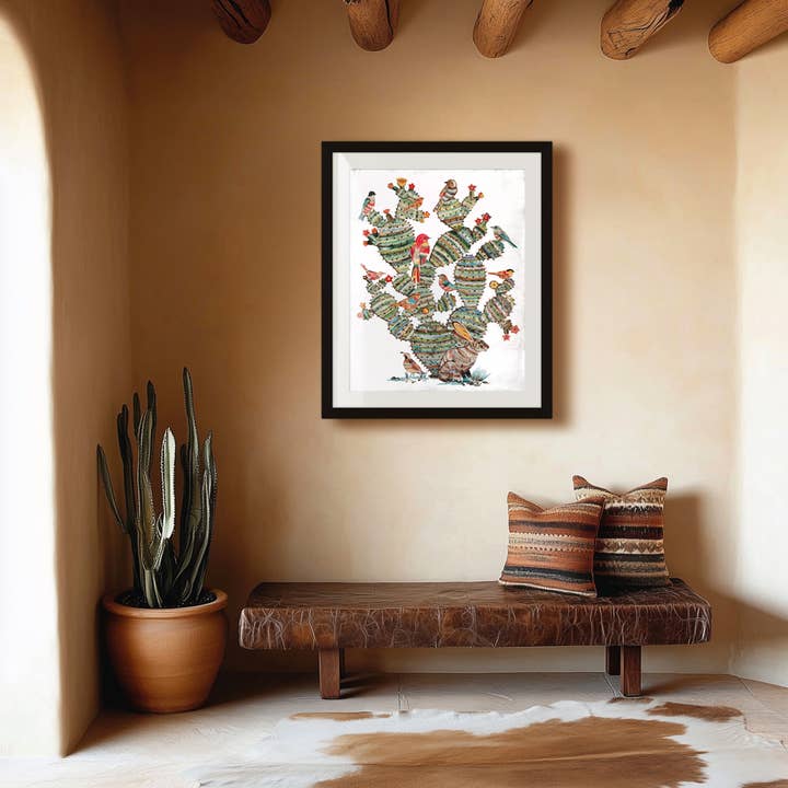 Art Print | Southwest Wall Art | DESERT MORNING (JACKRABBIT) for wholesale by Dolan Geiman