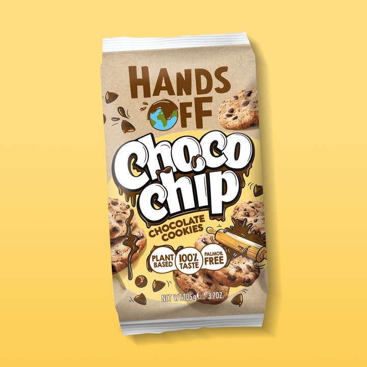 Choco Chip Plant-Based Cookies for wholesale by Hands Off