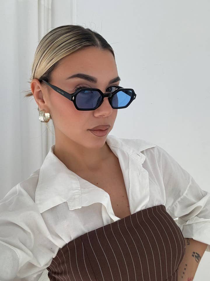 ANNAKEY RYLIA ZWARTE ZONNEBRIL voor wholesale door AnnaKey