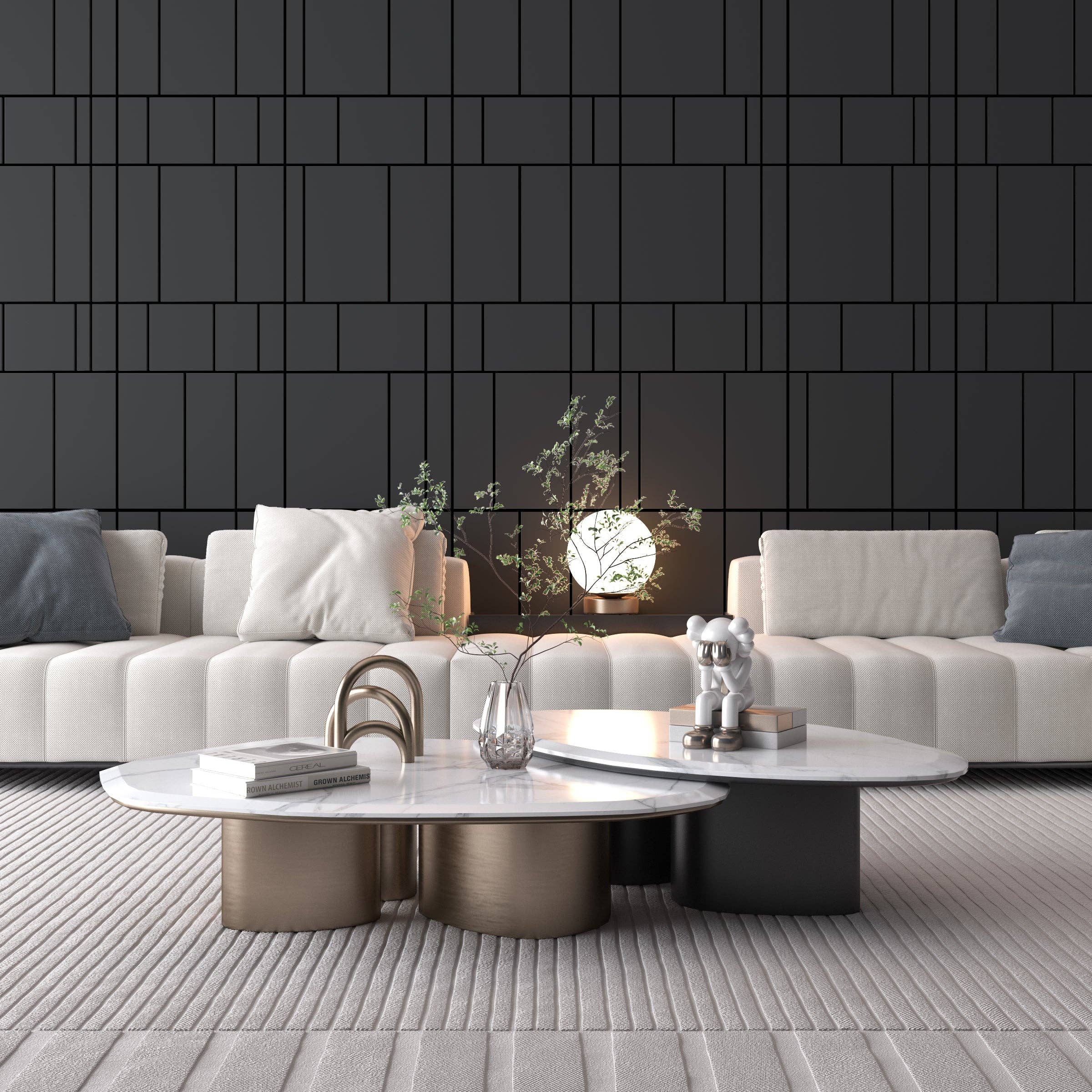 Guipp-Decor - Decoriy - Wholesale Decorative Panel - Dark Grey Modular Panels2