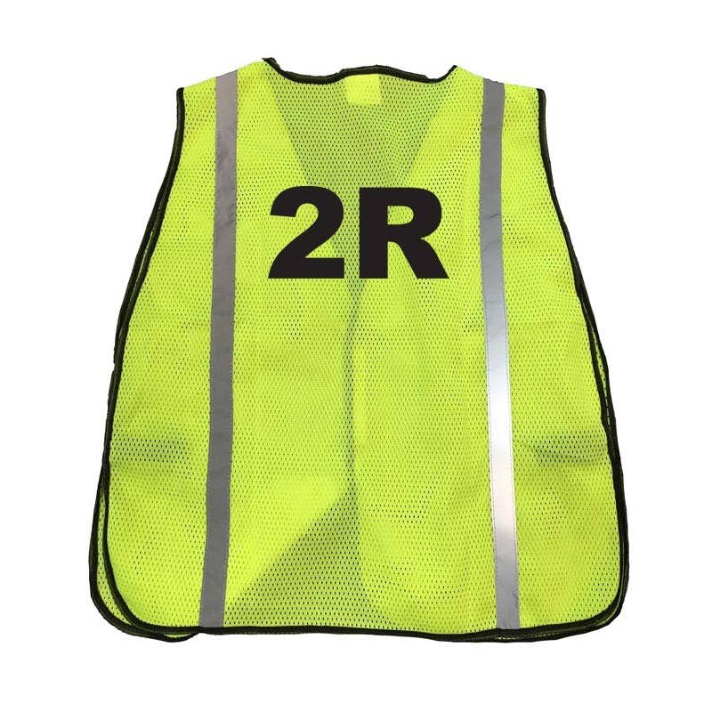 3C Products – wholesale Safety vest – Unisex – SV9100 Poly Mesh Safety Vest Neon Green/ Yellow2