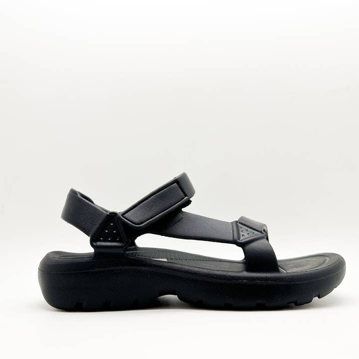 thies 1856 ® Ecofoam Trek Sandal vegan black waterproof for wholesale on Faire1