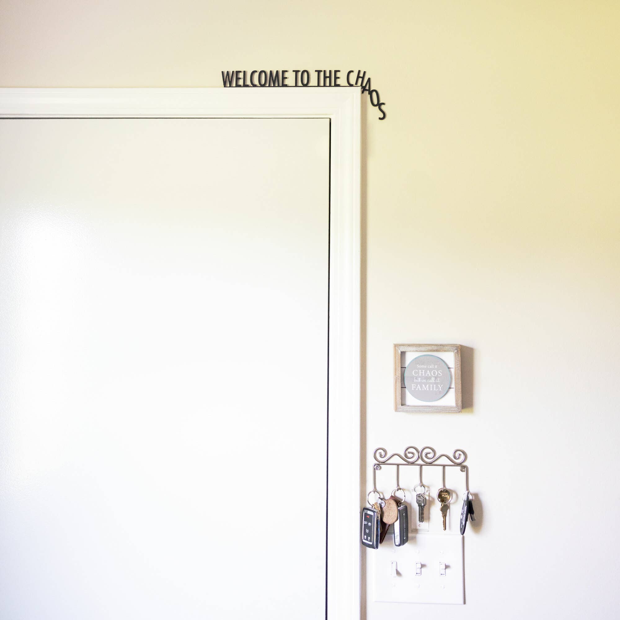 Pavilion – wholesale Door hanger – Chaos - Metal Door Topper1