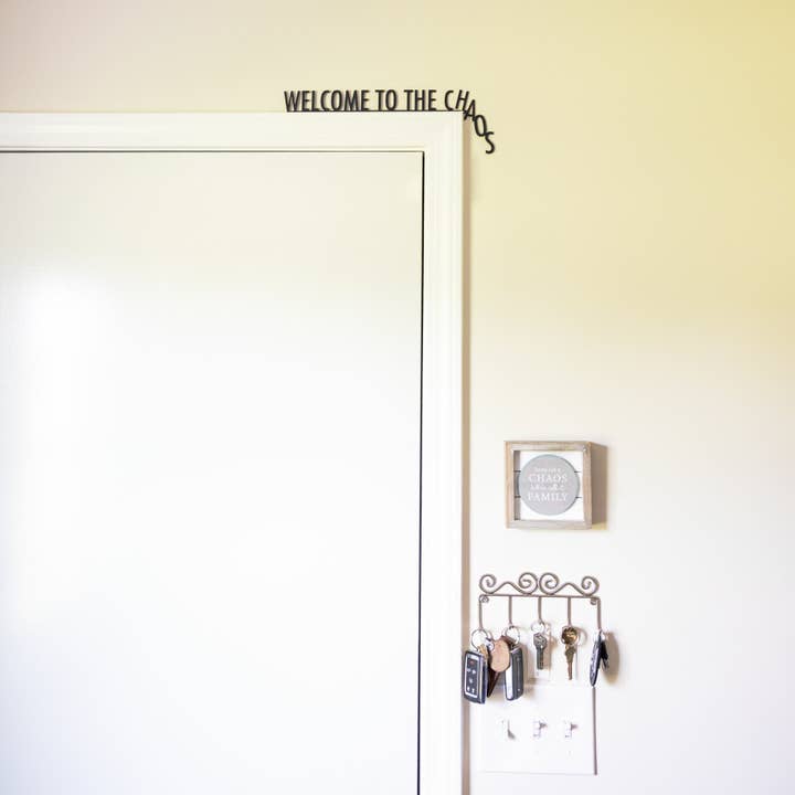 Pavilion – wholesale Door hanger – Chaos - Metal Door Topper1