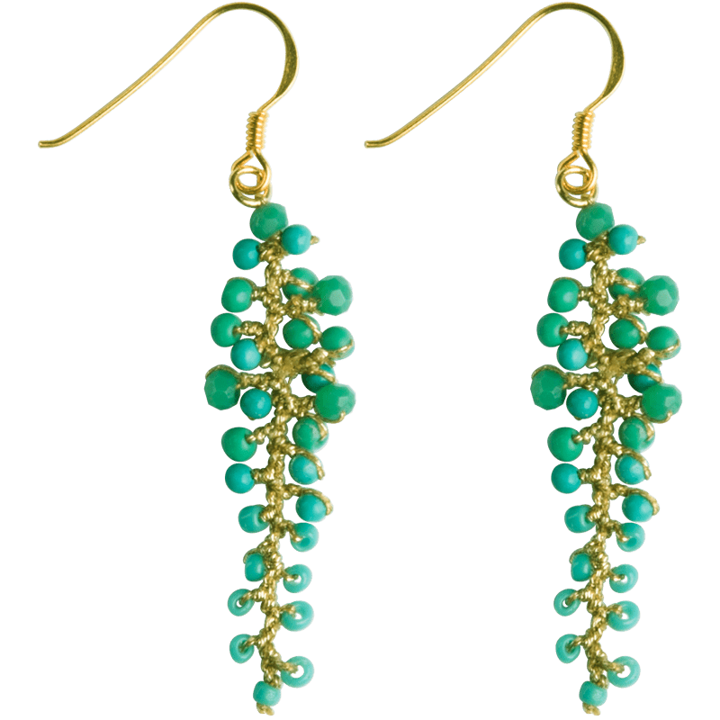 Marquet – Engroshandel Hængeøreringe og creoløreringe – Annie Fair Trade Dingleøreringe - Vinter-/Højtidstil款0