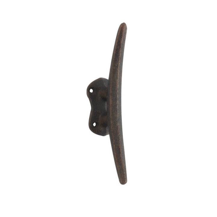 Rustic Copper Cast Iron Cleat Wall Hook 6" for wholesale by Hampton Ironworks