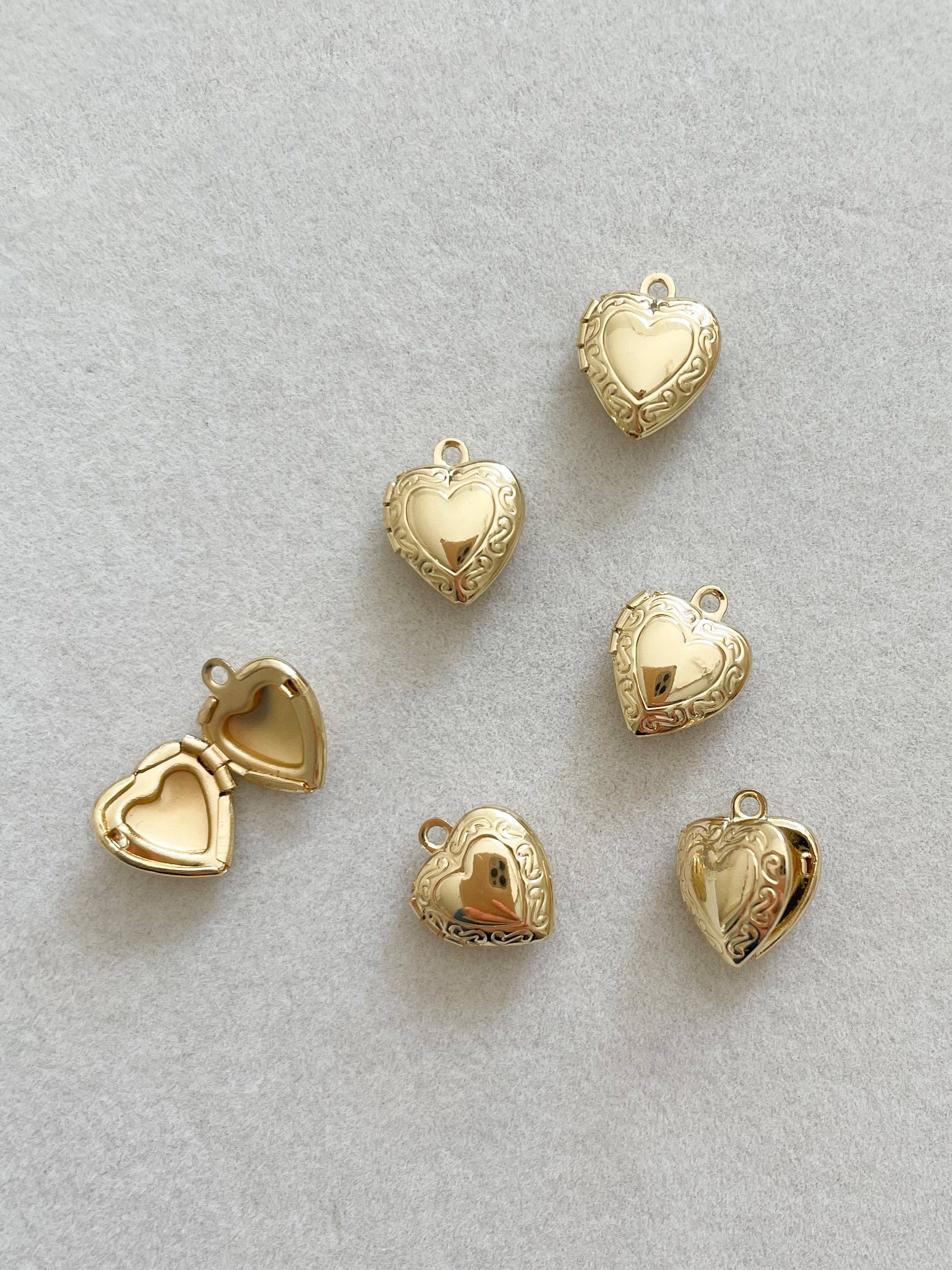 Goldie Charm Bar - Wholesale Individual Charm/Pendant - OPEN LOCKET CHARM0