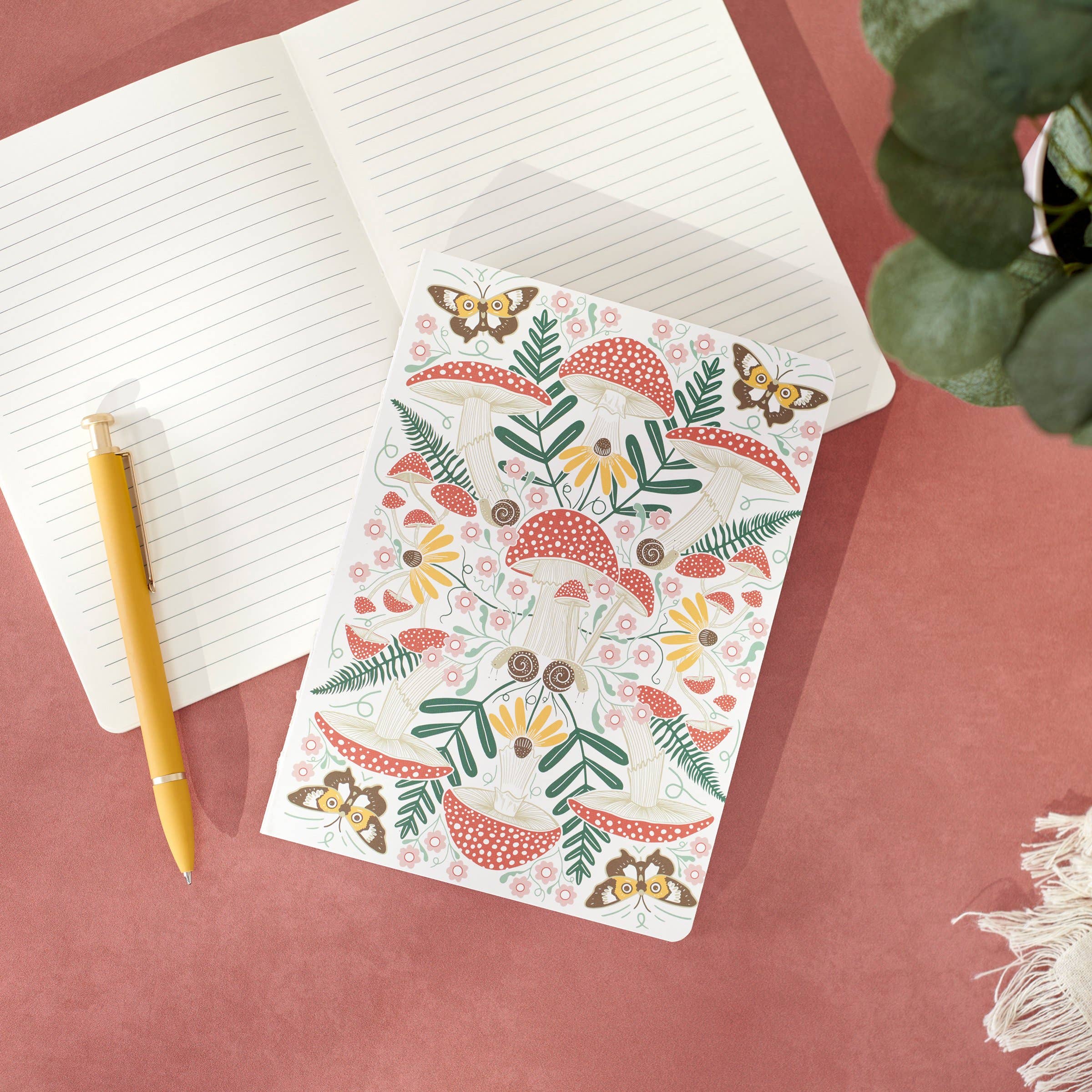 Primitives by Kathy - Wholesale Stationery/Notecard Set - Mushroom Art Journal3