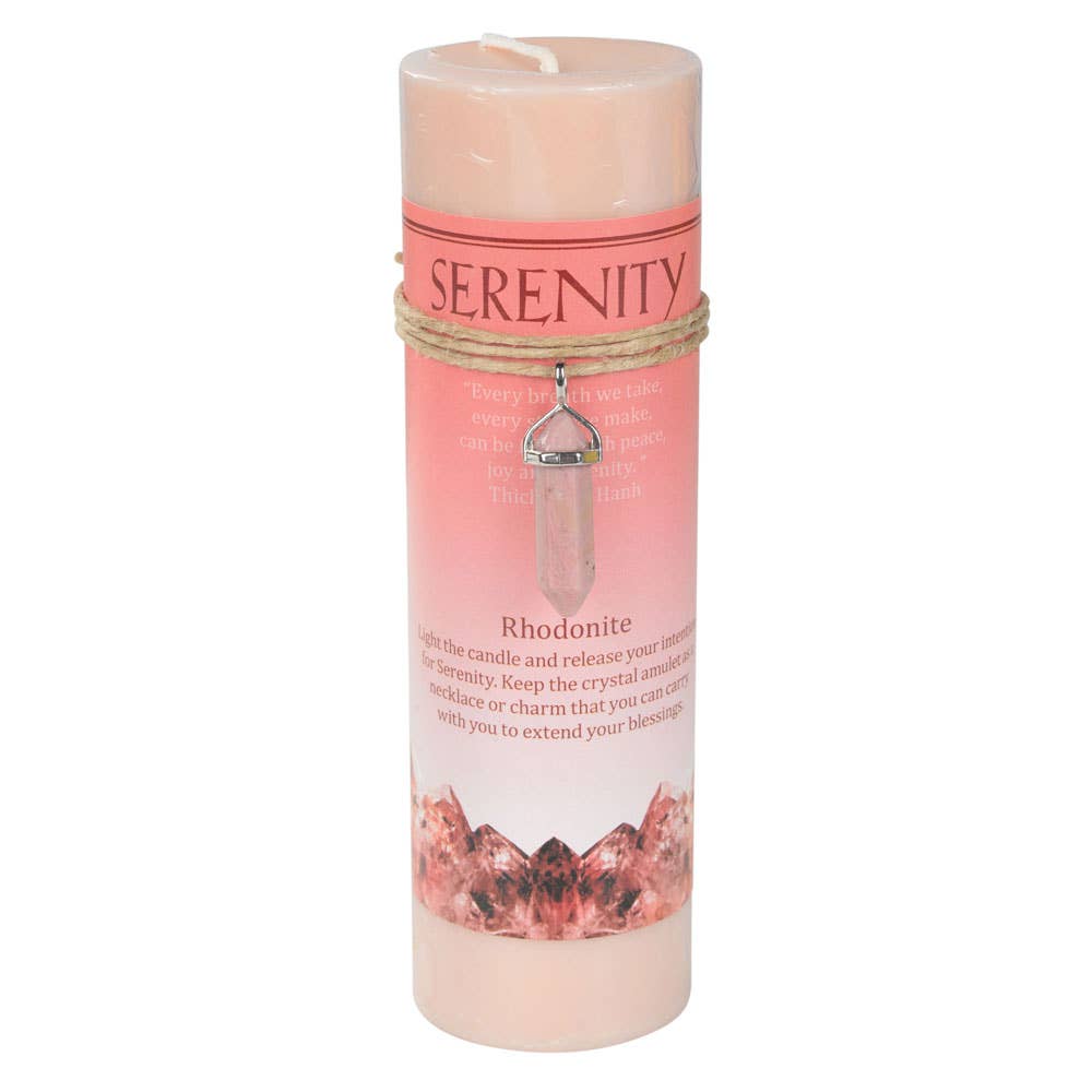 Benjamin International – wholesale Pillar candle – Crystal Energy Pendant Candle19