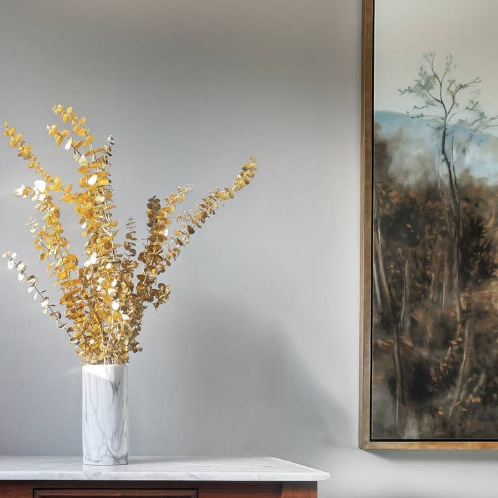 Stabilisierter Eukalyptus Baby-blue - Gold für den Großhandel von SecondFlor