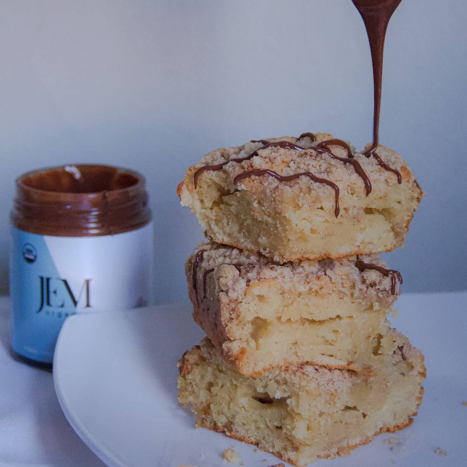 JEM Organics - Wholesale Notenboter - NIEUW! 10 oz JEM Organics Gekiemde chocolade hazelnootboter3