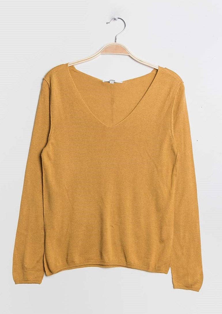 jw.atelier - Wholesale Knit Sweater - Women's - Cashmere silk V-neck sweater10