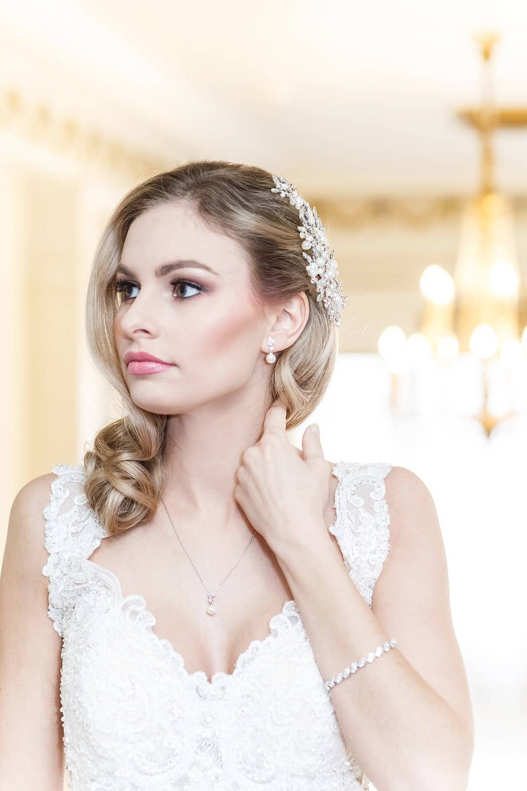 allureweddingjewelry - Wholesale Dangle Earrings - Eve Petite Pearl Earrings1