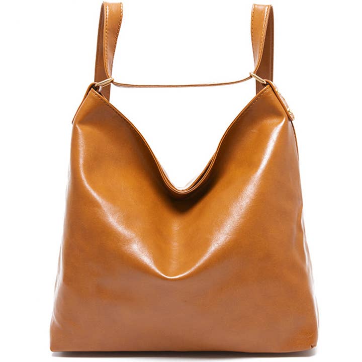 BROWN RETRO PU HANDBAG LEATHER BACKPACK FOR WOMEN_CWAB0563 for wholesale on Faire11