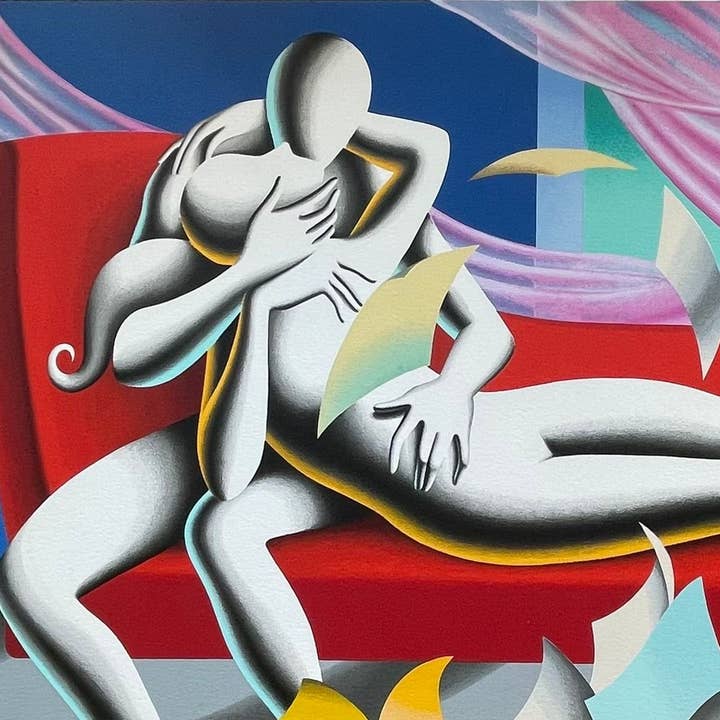 Naarmate de tijd verstrijkt | Mark Kostabi voor wholesale door Arte Focus