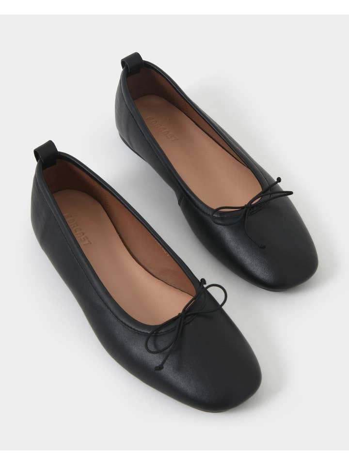 Black Forcast Women's Lizbeth Leather Ballet Flat for wholesale on Faire2