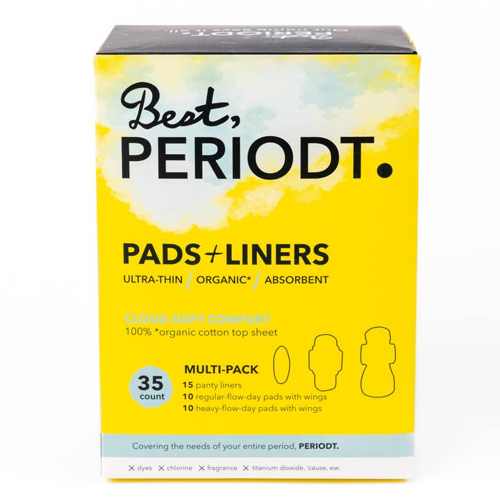 Meilleur Pack de Serviettes Hygiéniques Organiques Multi-Absorbantes pour la vente par Best, Periodt.