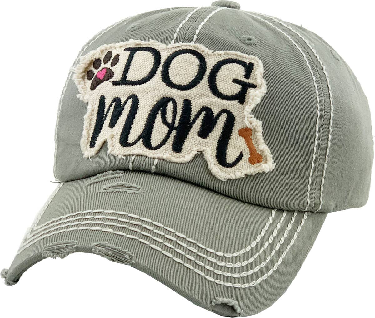KBETHOS - Wholesale Baseball Cap - Women's - DOG MOM WASHED VINTAGE BALLCAP29