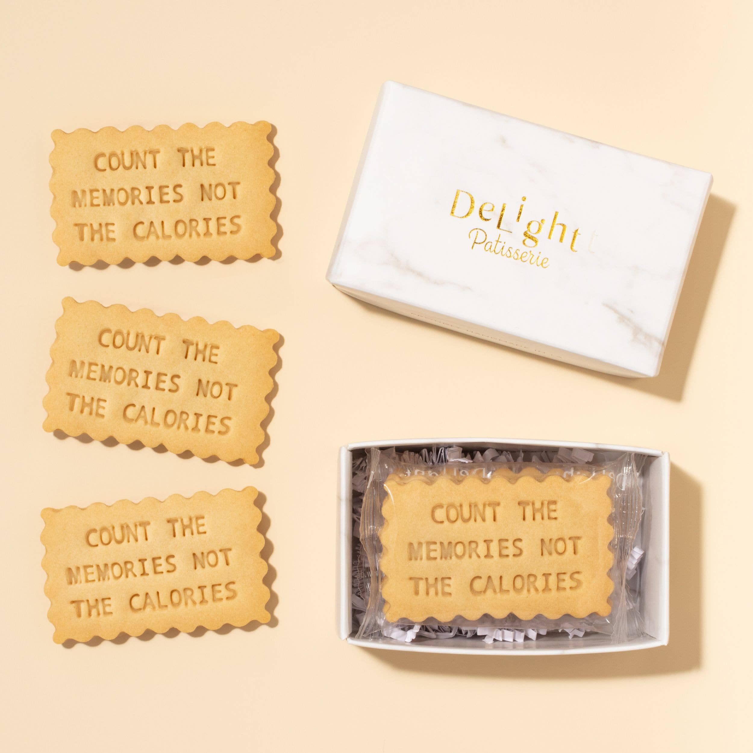 DeLight Patisserie - Wholesale Cookie - Custom Message Cookie Box (4 cookies)3